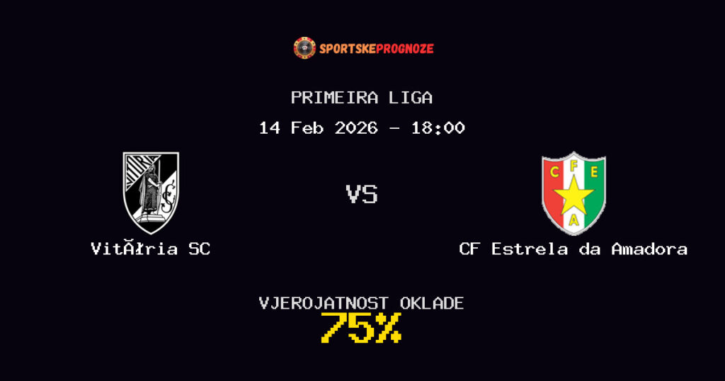 Vitória SC vs CF Estrela da Amadora Prognoza Utakmice - Primeira Liga - Saveti Za Klađenje