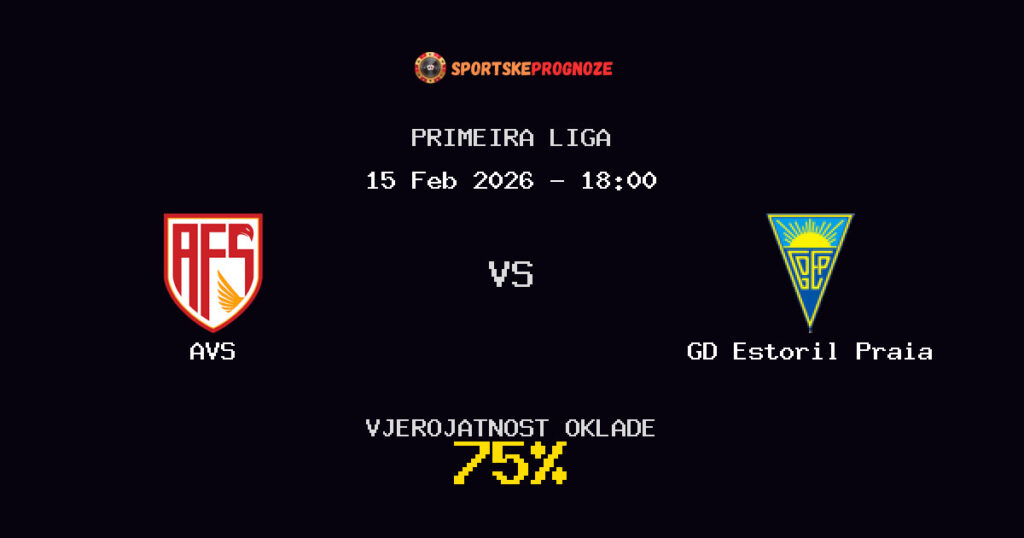 AVS vs GD Estoril Praia Prognoza Utakmice - Primeira Liga - Saveti Za Klađenje