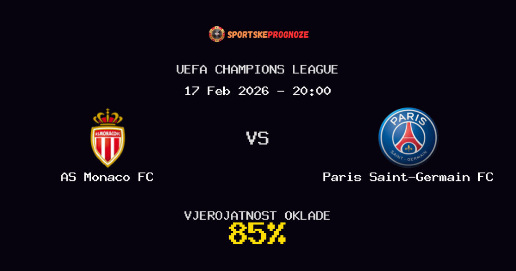 AS Monaco FC vs Paris Saint-Germain FC Prognoza Utakmice - UEFA Champions League - Saveti Za Klađenje