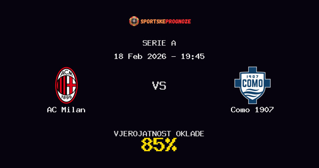 AC Milan vs Como 1907 Prognoza Utakmice - Serie A - Saveti Za Klađenje