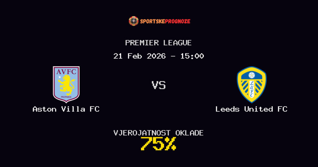 Aston Villa FC vs Leeds United FC Prognoza Utakmice - Premier League - Saveti Za Klađenje