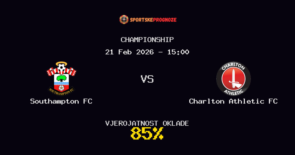 Southampton FC vs Charlton Athletic FC Prognoza Utakmice - Championship - Saveti Za Klađenje