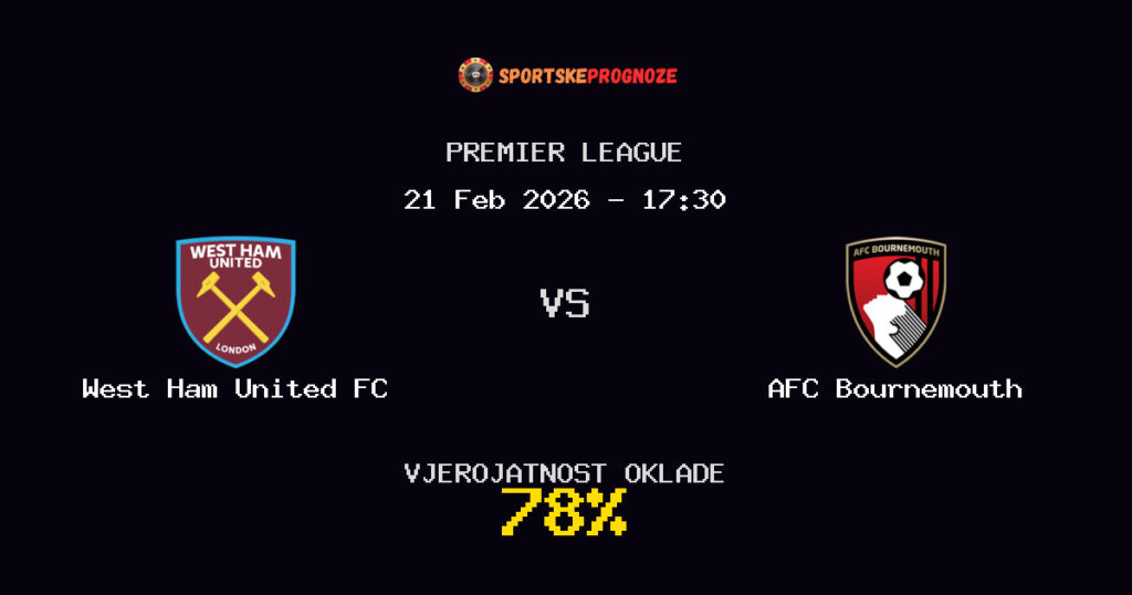 West Ham United FC vs AFC Bournemouth Prognoza Utakmice - Premier League - Saveti Za Klađenje