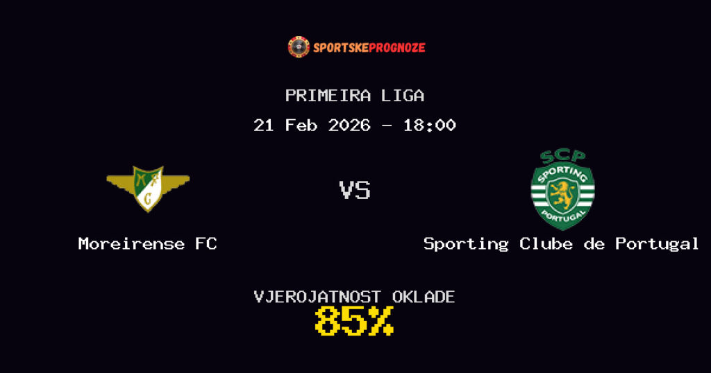 Moreirense FC vs Sporting Clube de Portugal Prognoza Utakmice - Primeira Liga - Saveti Za Klađenje