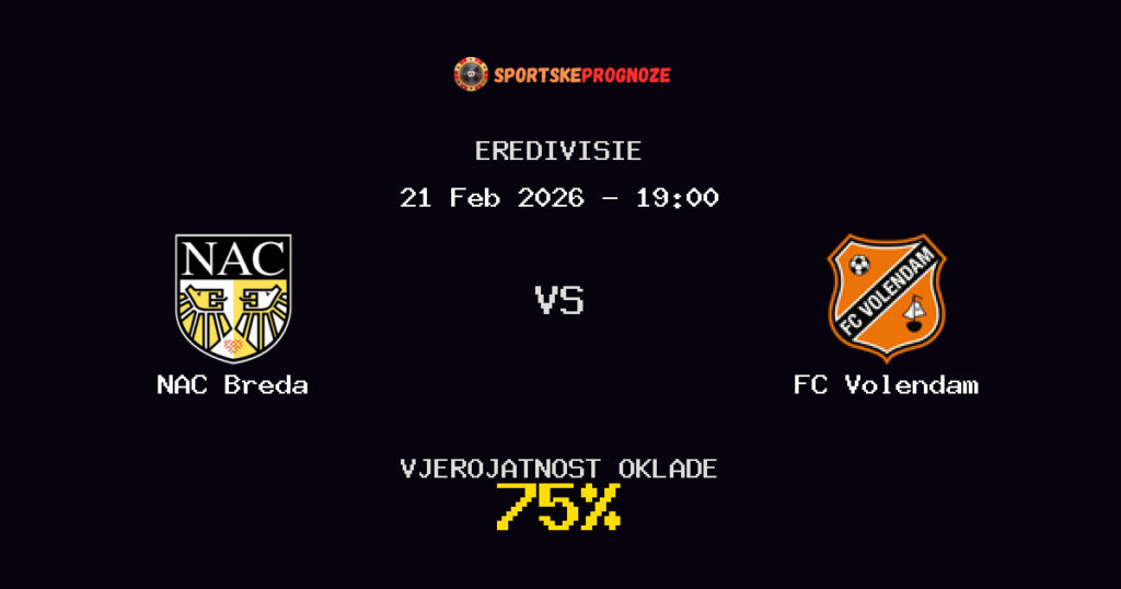 NAC Breda vs FC Volendam Prognoza Utakmice - Eredivisie - Saveti Za Klađenje