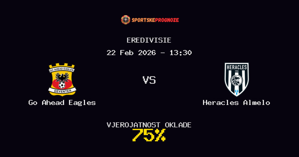 Go Ahead Eagles vs Heracles Almelo Prognoza Utakmice - Eredivisie - Saveti Za Klađenje