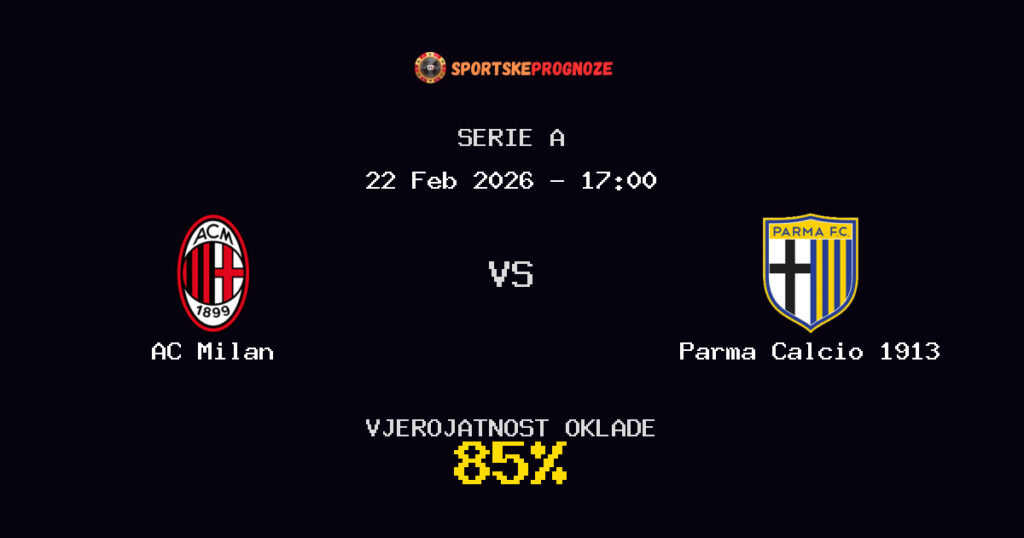 AC Milan vs Parma Calcio 1913 Prognoza Utakmice - Serie A - Saveti Za Klađenje