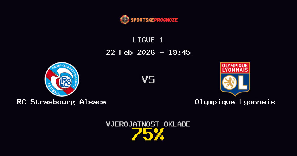 RC Strasbourg Alsace vs Olympique Lyonnais Prognoza Utakmice - Ligue 1 - Saveti Za Klađenje