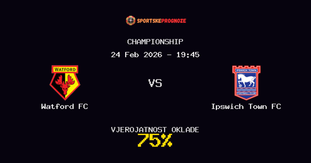 Watford FC vs Ipswich Town FC Prognoza Utakmice - Championship - Saveti Za Klađenje