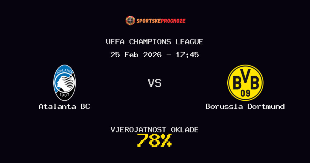 Atalanta BC vs Borussia Dortmund Prognoza Utakmice - UEFA Champions League - Saveti Za Klađenje