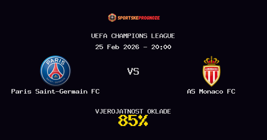 Paris Saint-Germain FC vs AS Monaco FC Prognoza Utakmice - UEFA Champions League - Saveti Za Klađenje