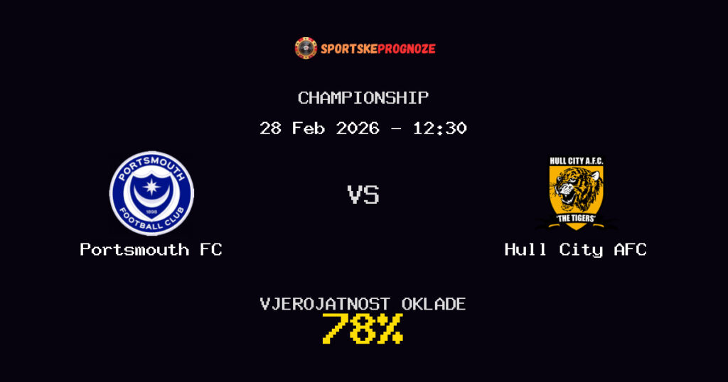 Portsmouth FC vs Hull City AFC Prognoza Utakmice - Championship - Saveti Za Klađenje