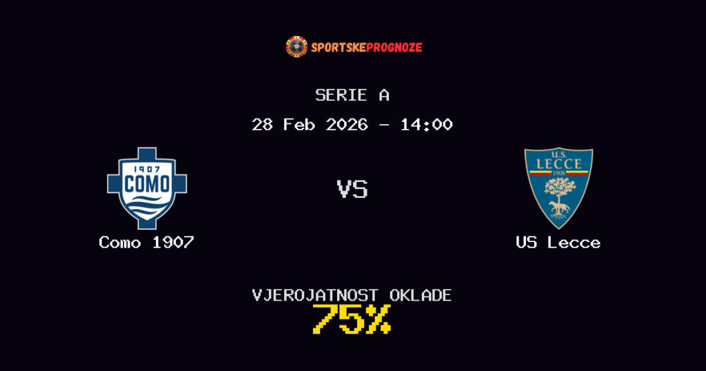 Como 1907 vs US Lecce Prognoza Utakmice - Serie A - Saveti Za Klađenje