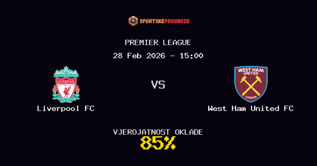 Liverpool FC vs West Ham United FC Prognoza Utakmice - Premier League - Saveti Za Klađenje