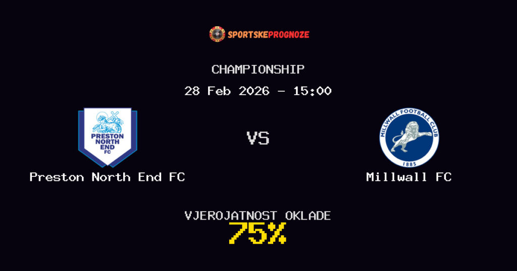 Preston North End FC vs Millwall FC Prognoza Utakmice - Championship - Saveti Za Klađenje