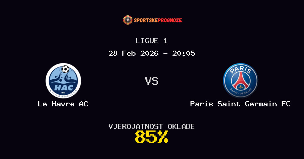 Le Havre AC vs Paris Saint-Germain FC Prognoza Utakmice - Ligue 1 - Saveti Za Klađenje