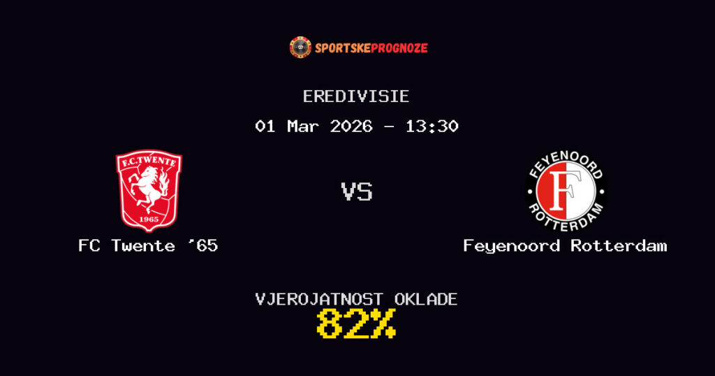FC Twente '65 vs Feyenoord Rotterdam Prognoza Utakmice - Eredivisie - Saveti Za Klađenje