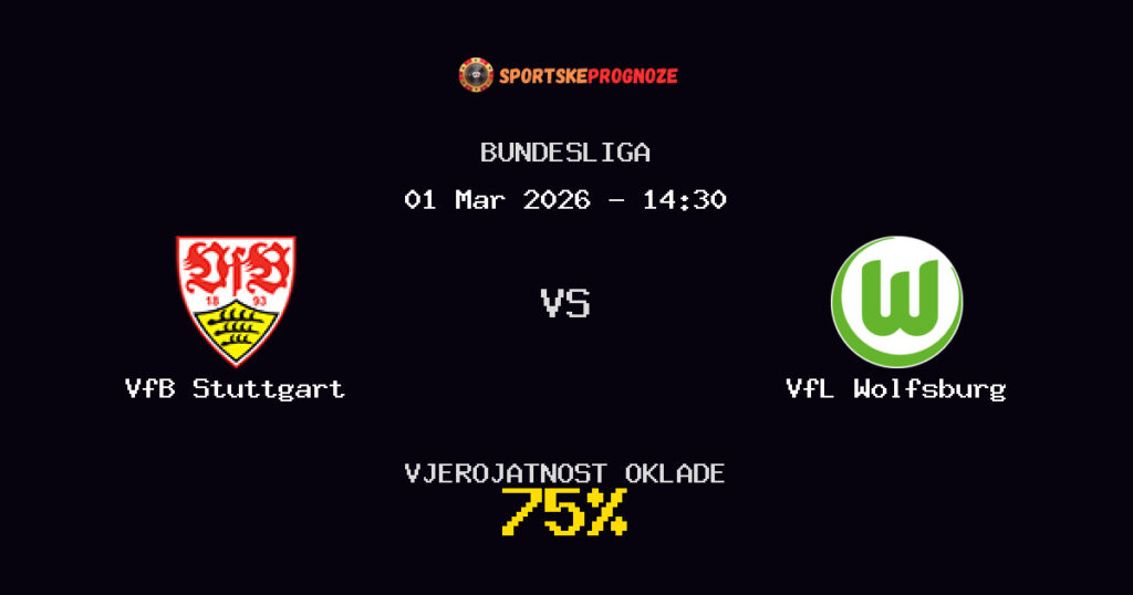 VfB Stuttgart vs VfL Wolfsburg Prognoza Utakmice - Bundesliga - Saveti Za Klađenje