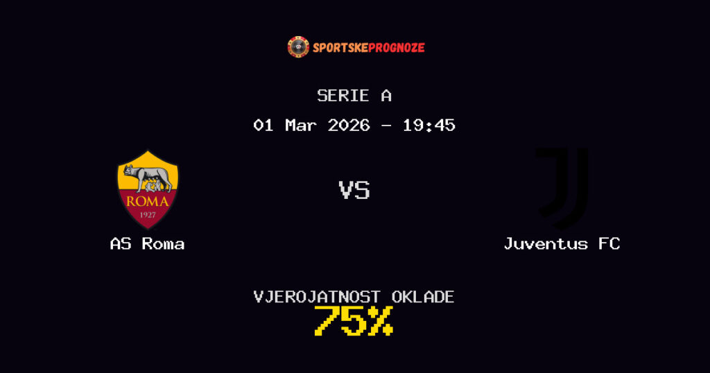 AS Roma vs Juventus FC Prognoza Utakmice - Serie A - Saveti Za Klađenje