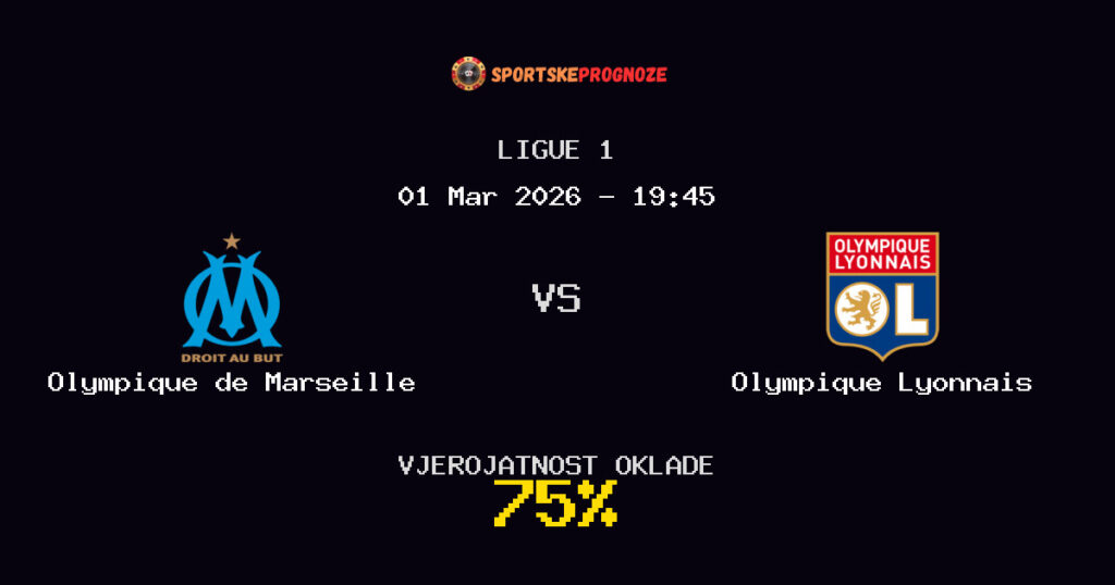 Olympique de Marseille vs Olympique Lyonnais Prognoza Utakmice - Ligue 1 - Saveti Za Klađenje