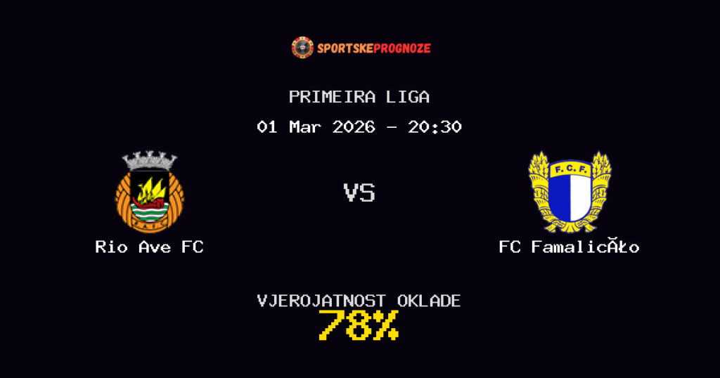 Rio Ave FC vs FC Famalicão Prognoza Utakmice - Primeira Liga - Saveti Za Klađenje