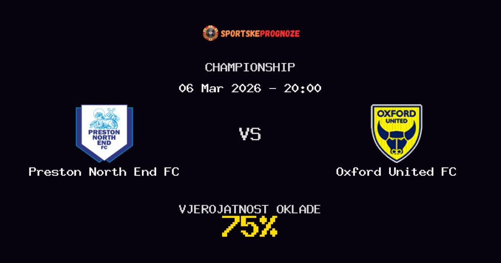 Preston North End FC vs Oxford United FC Prognoza Utakmice - Championship - Saveti Za Klađenje