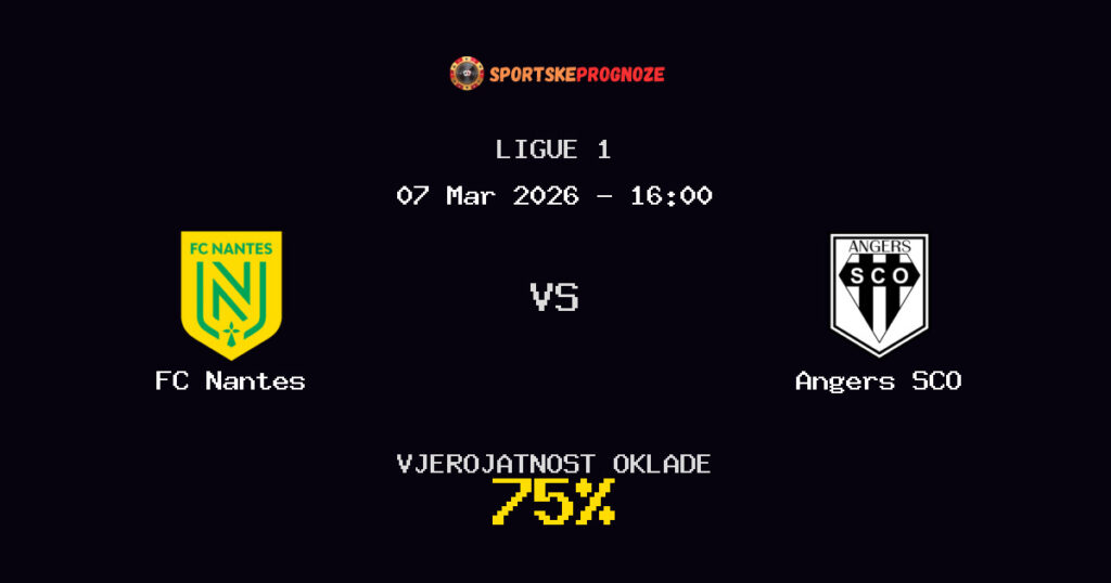 FC Nantes vs Angers SCO Prognoza Utakmice - Ligue 1 - Saveti Za Klađenje