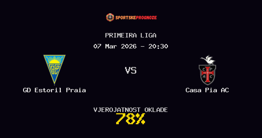 GD Estoril Praia vs Casa Pia AC Prognoza Utakmice - Primeira Liga - Saveti Za Klađenje