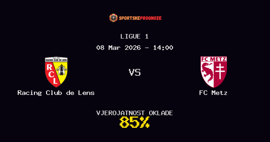 Racing Club de Lens vs FC Metz Prognoza Utakmice - Ligue 1 - Saveti Za Klađenje