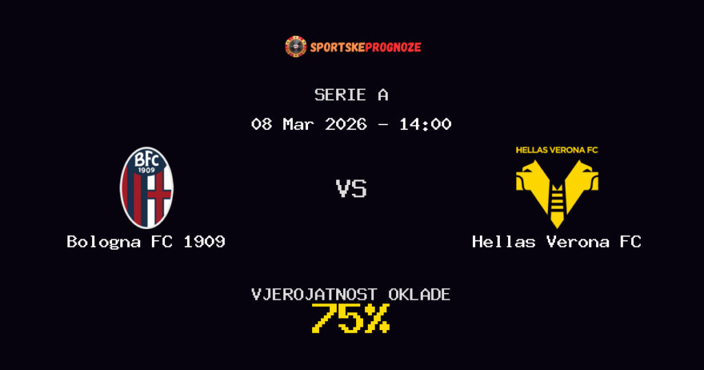 Bologna FC 1909 vs Hellas Verona FC Prognoza Utakmice - Serie A - Saveti Za Klađenje