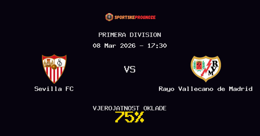 Sevilla FC vs Rayo Vallecano de Madrid Prognoza Utakmice - Primera Division - Saveti Za Klađenje