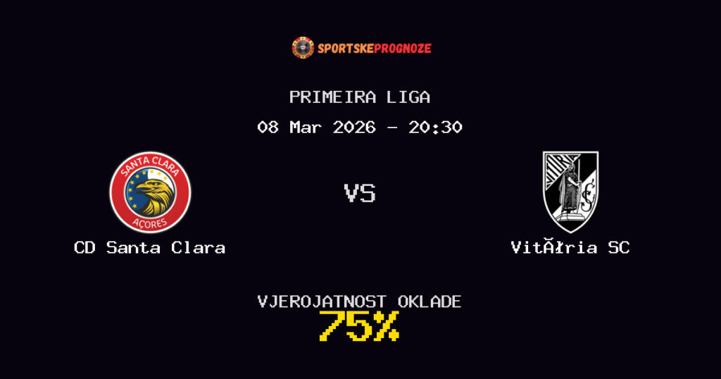 CD Santa Clara vs Vitória SC Prognoza Utakmice - Primeira Liga - Saveti Za Klađenje