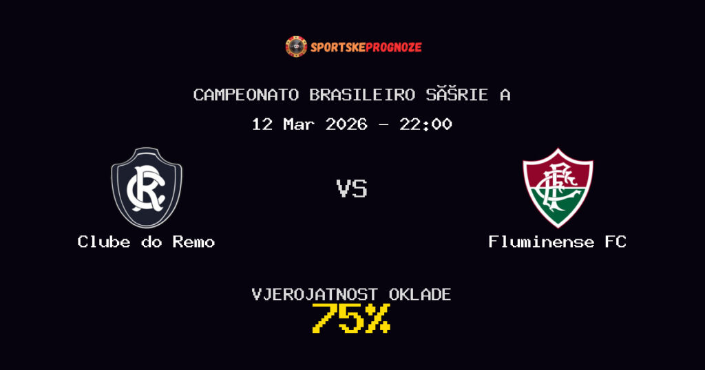 Clube do Remo vs Fluminense FC Prognoza Utakmice - Campeonato Brasileiro Série A - Saveti Za Klađenje