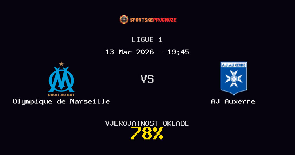 Olympique de Marseille vs AJ Auxerre Prognoza Utakmice - Ligue 1 - Saveti Za Klađenje