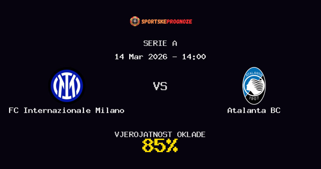 FC Internazionale Milano vs Atalanta BC Prognoza Utakmice - Serie A - Saveti Za Klađenje