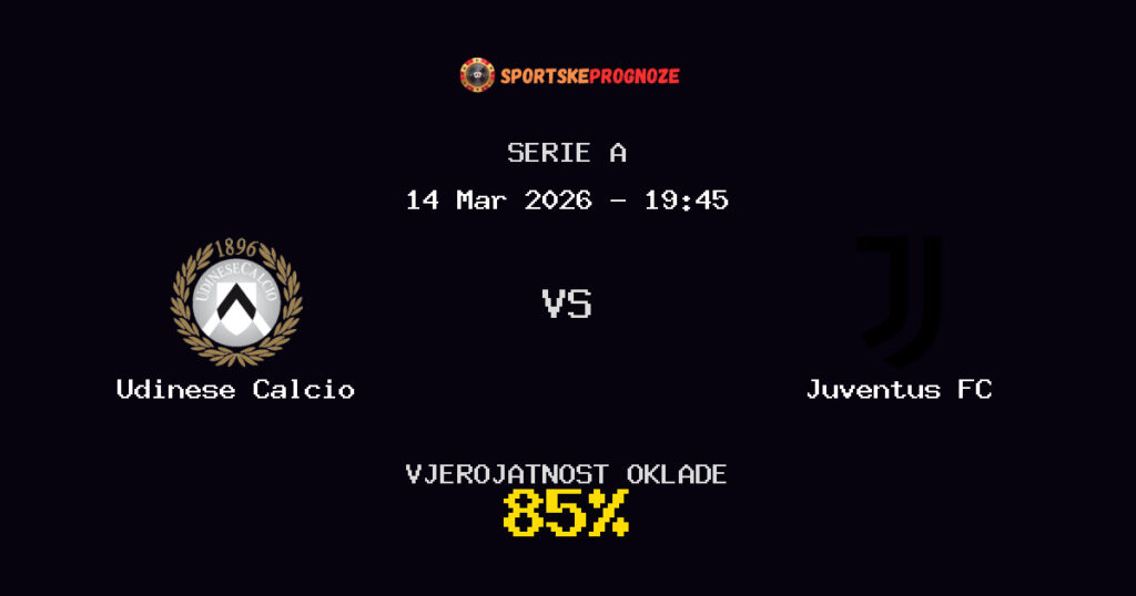 Udinese Calcio vs Juventus FC Prognoza Utakmice - Serie A - Saveti Za Klađenje