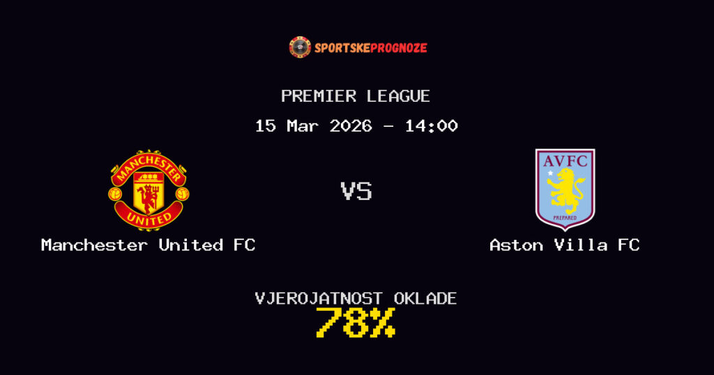 Manchester United FC vs Aston Villa FC Prognoza Utakmice - Premier League - Saveti Za Klađenje