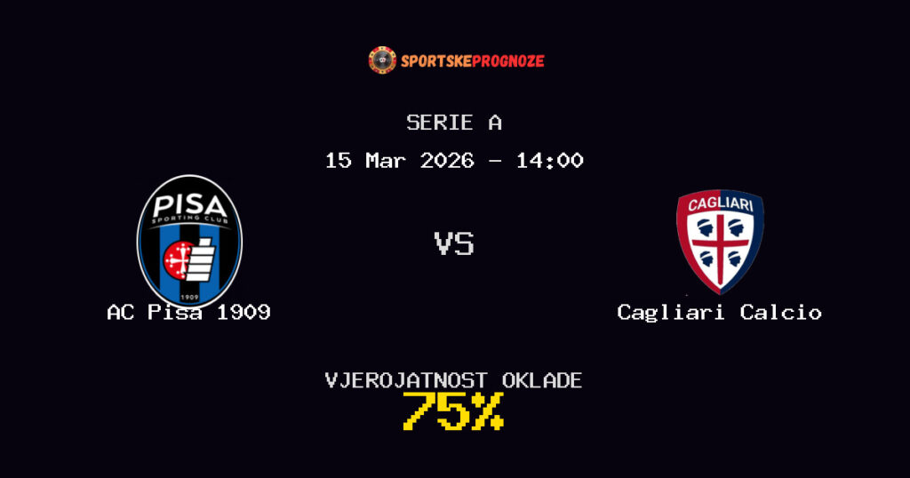 AC Pisa 1909 vs Cagliari Calcio Prognoza Utakmice - Serie A - Saveti Za Klađenje
