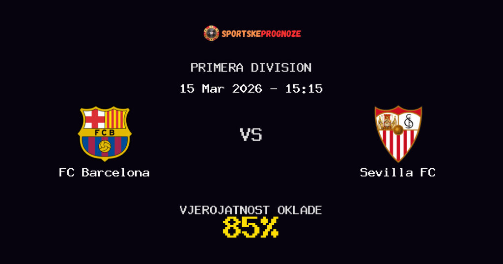 FC Barcelona vs Sevilla FC Prognoza Utakmice - Primera Division - Saveti Za Klađenje