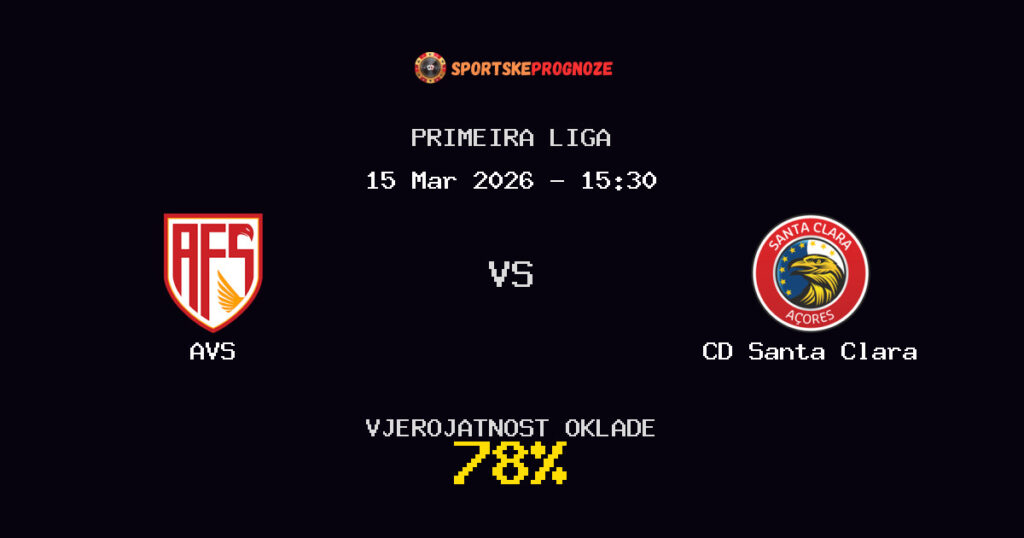 AVS vs CD Santa Clara Prognoza Utakmice - Primeira Liga - Saveti Za Klađenje