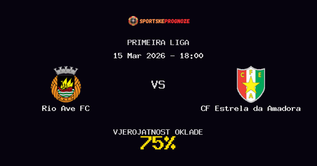 Rio Ave FC vs CF Estrela da Amadora Prognoza Utakmice - Primeira Liga - Saveti Za Klađenje