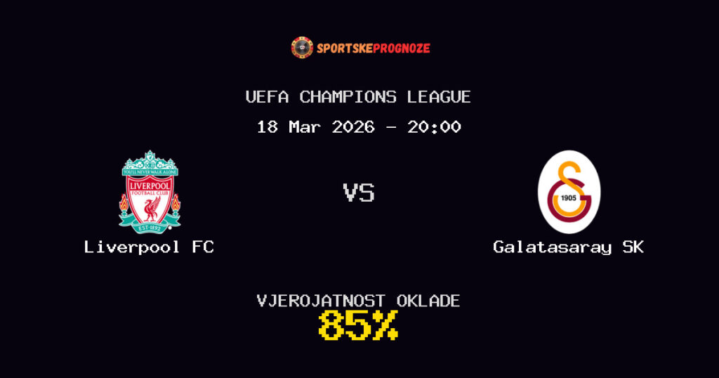 Liverpool FC vs Galatasaray SK Prognoza Utakmice - UEFA Champions League - Saveti Za Klađenje