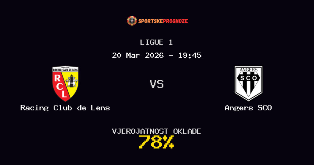 Racing Club de Lens vs Angers SCO Prognoza Utakmice - Ligue 1 - Saveti Za Klađenje
