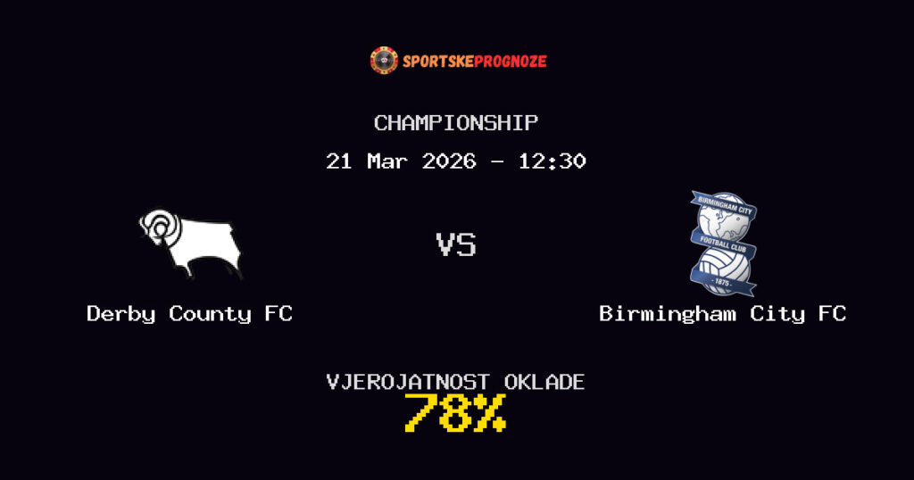 Derby County FC vs Birmingham City FC Prognoza Utakmice - Championship - Saveti Za Klađenje