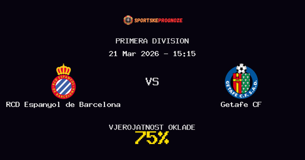 RCD Espanyol de Barcelona vs Getafe CF Prognoza Utakmice - Primera Division - Saveti Za Klađenje