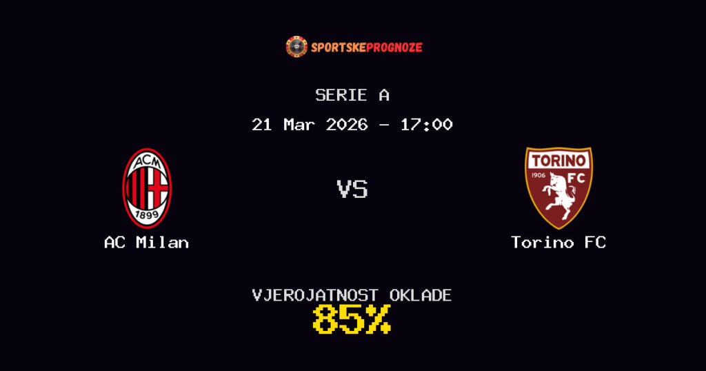 AC Milan vs Torino FC Prognoza Utakmice - Serie A - Saveti Za Klađenje