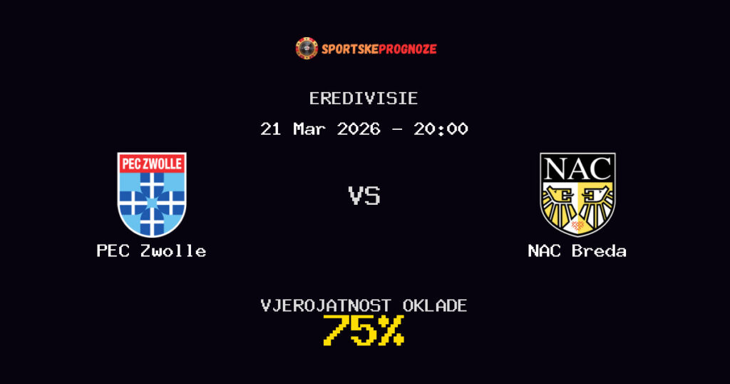 PEC Zwolle vs NAC Breda Prognoza Utakmice - Eredivisie - Saveti Za Klađenje