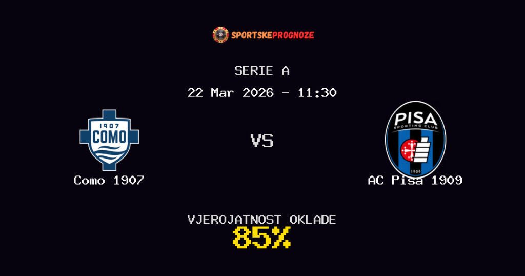 Como 1907 vs AC Pisa 1909 Prognoza Utakmice - Serie A - Saveti Za Klađenje