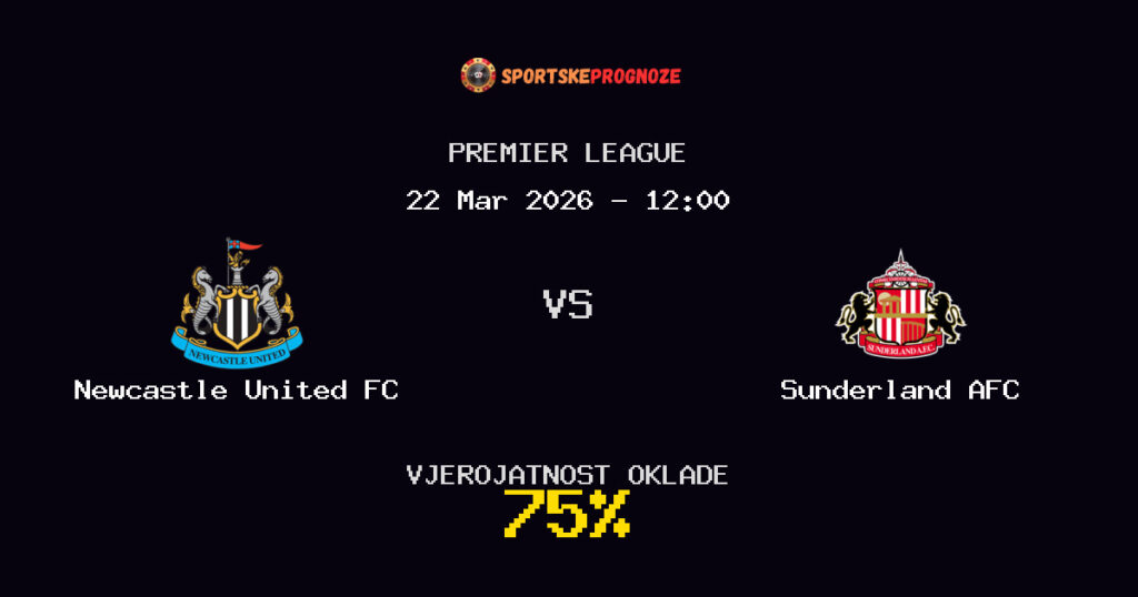 Newcastle United FC vs Sunderland AFC Prognoza Utakmice - Premier League - Saveti Za Klađenje