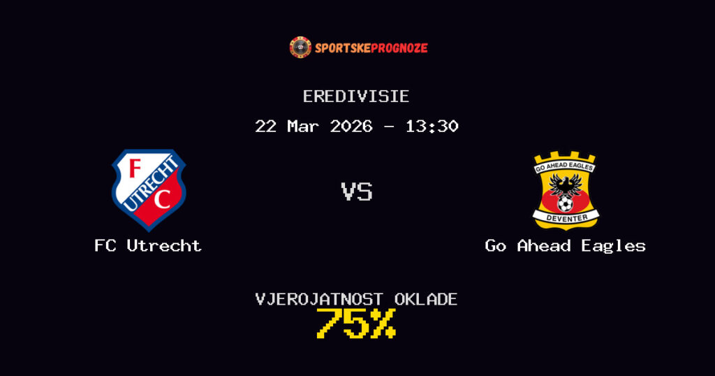 FC Utrecht vs Go Ahead Eagles Prognoza Utakmice - Eredivisie - Saveti Za Klađenje